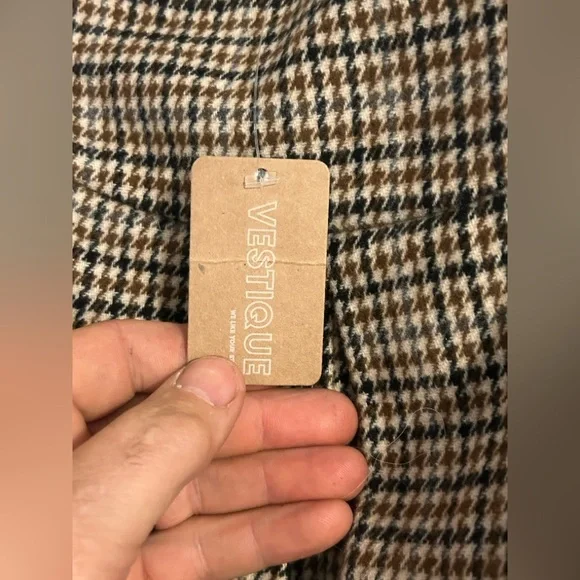 Vestique plaid poly wool blend mini skort NWT - Picture 6 of 10